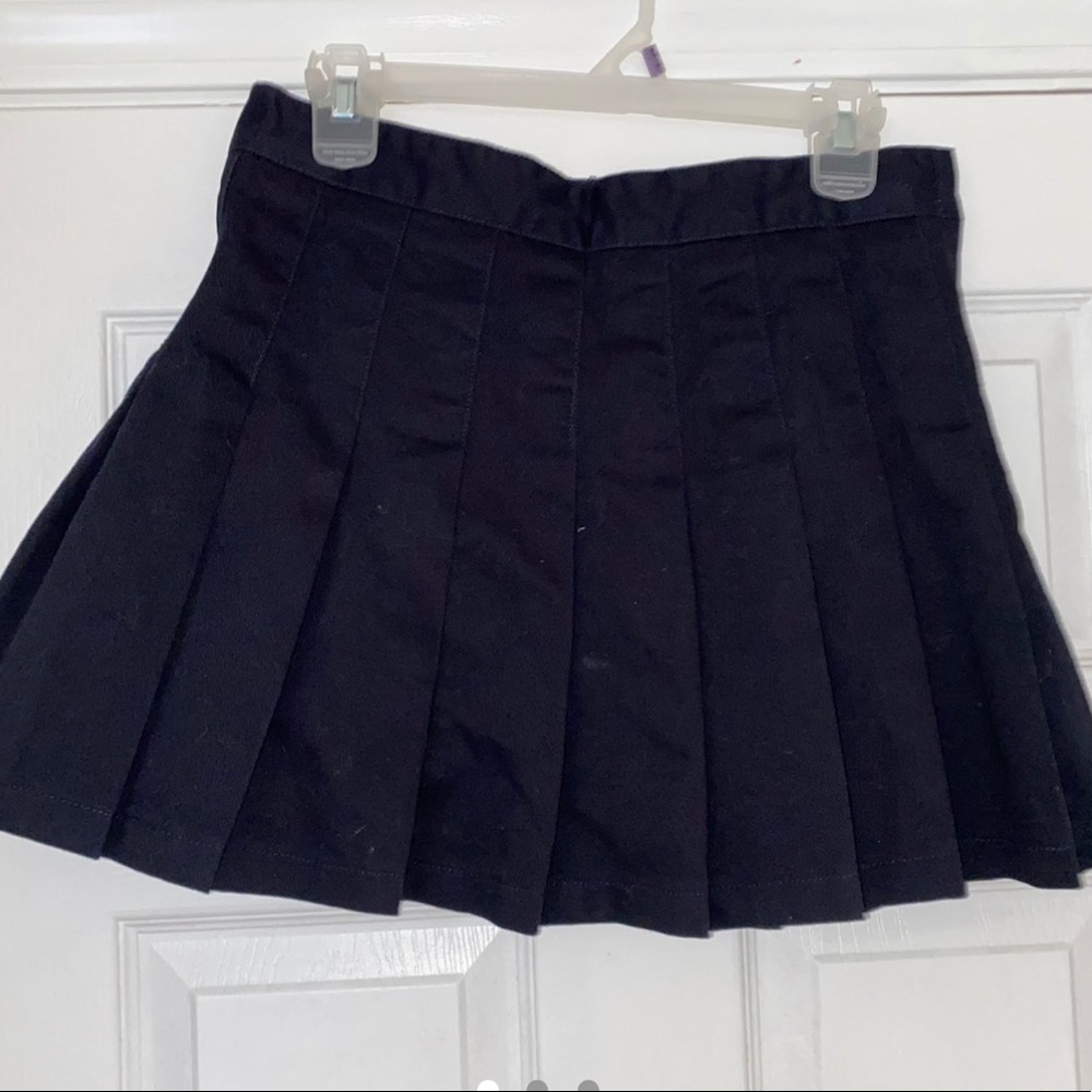 John Galt/Brandy Melville navy dana pleated skirt